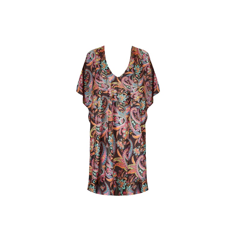 Antigel Swimwear By Lise Charmel - La Bayadere Poncho Noir Flashy