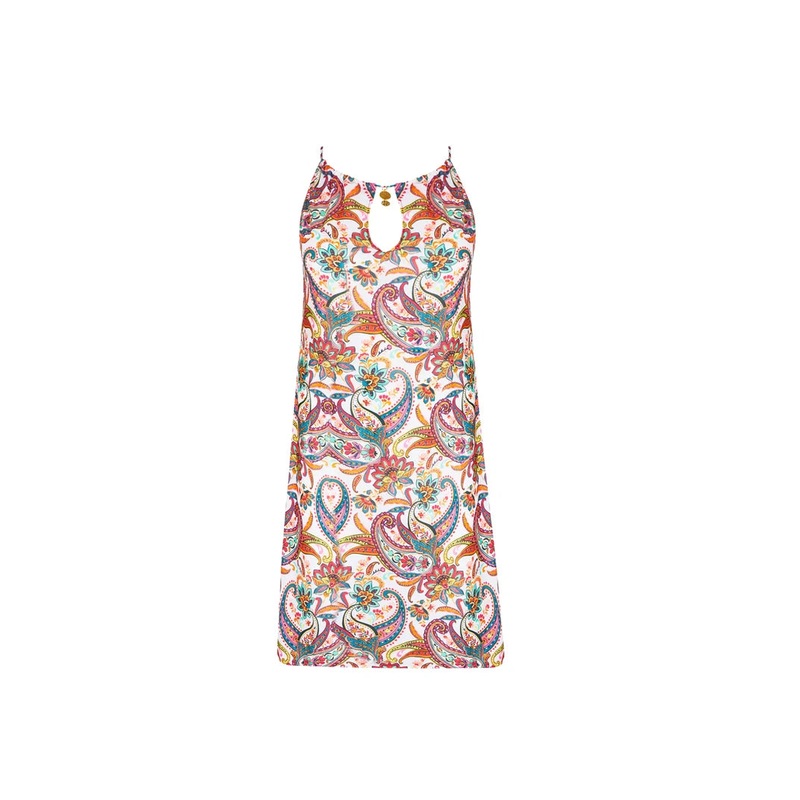 Antigel Swimwear By Lise Charmel - La Bayadere Sleeveless Dress Blanc Flashy