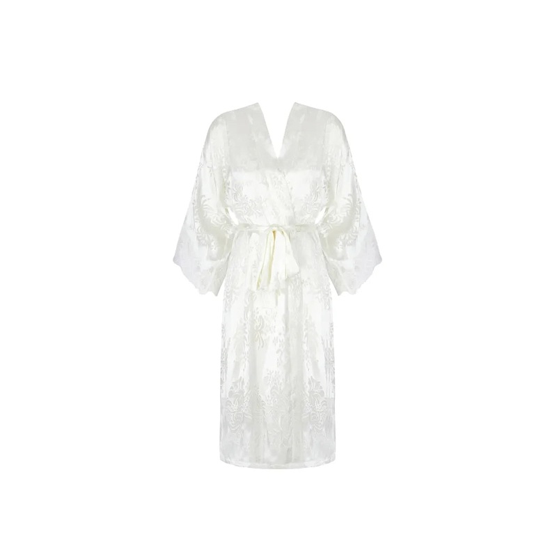 Lise Charmel - Bellissime Amour Mid-Length Negligee Gown Ecru Nacre