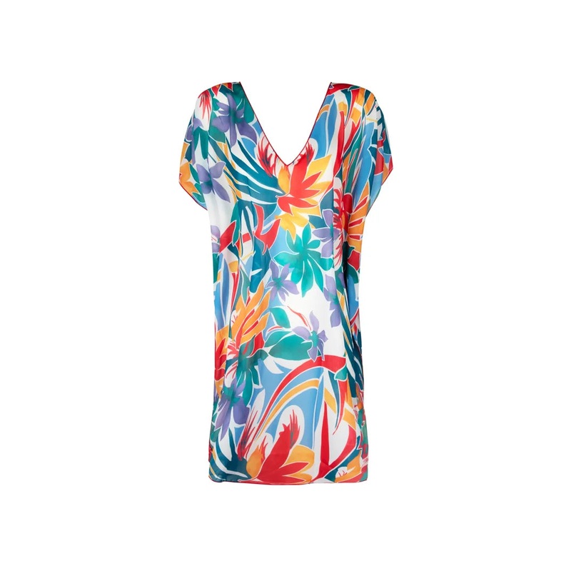 Antigel Swimwear by Lise Charmel - La Flaneuse Poncho Beach Cover-Up Papiers Decoupes