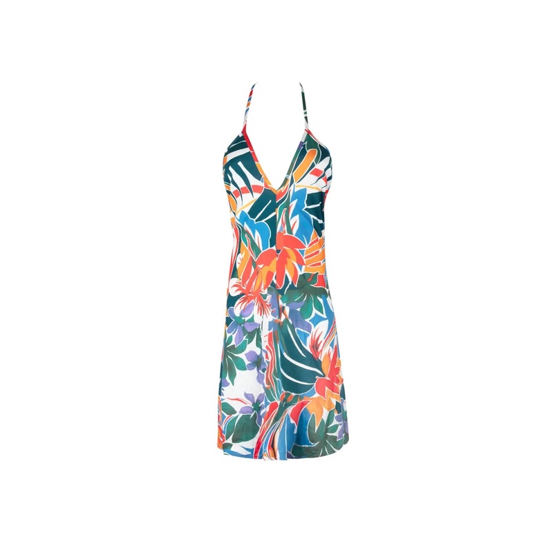 Antigel Swimwear by Lise Charmel - La Flaneuse Soft Bandeau Beach Dress Papiers Decoupes