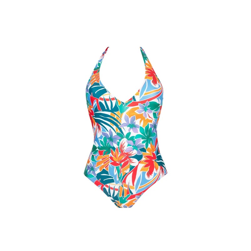 Antigel Swimwear by Lise Charmel - La Flaneuse Wireless Swimsuit Papiers Decoupes