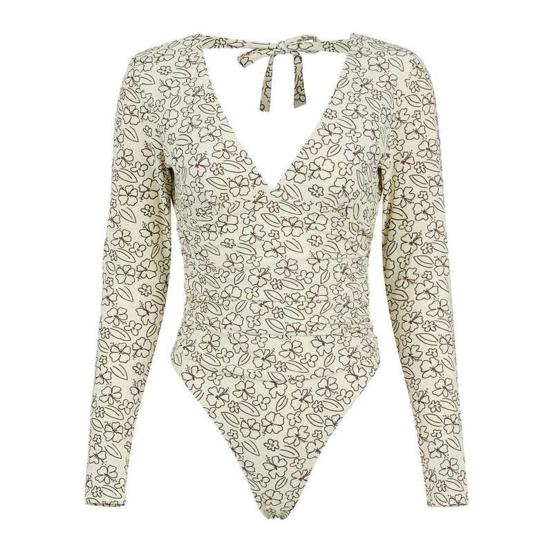 Malibu Surf Suit - Hawaiian Cream with Mocha