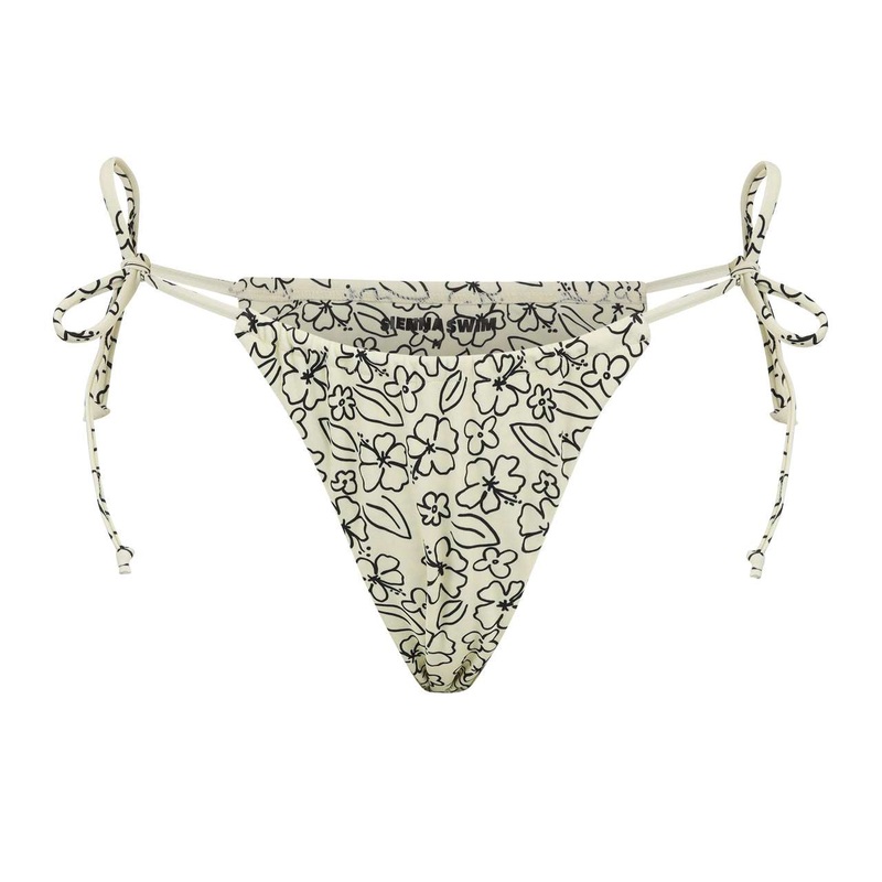 Nalo Bottom - Hawaiian Cream with Black