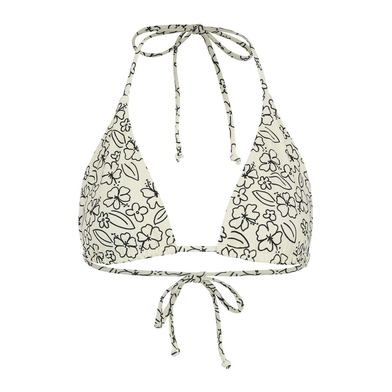 Nalo Top - Hawaiian Cream with Black