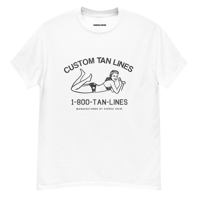 Outerwear: "Custom Tan Lines" oversized t-shirt