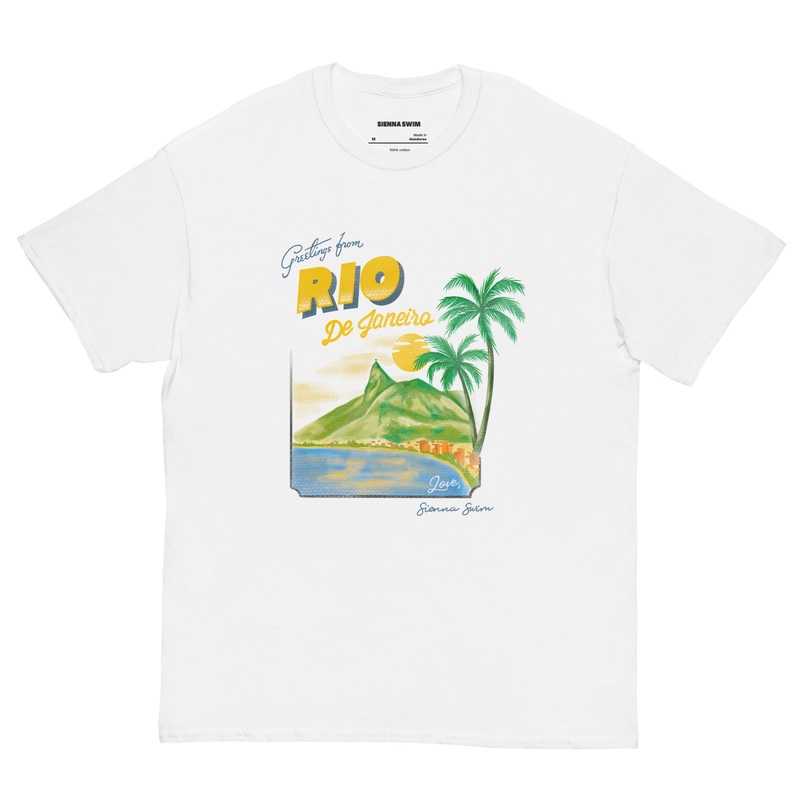 Outerwear: "Postcards from Rio" oversized t-shirt