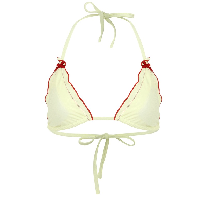 Bows Top - Cream with cherry bows