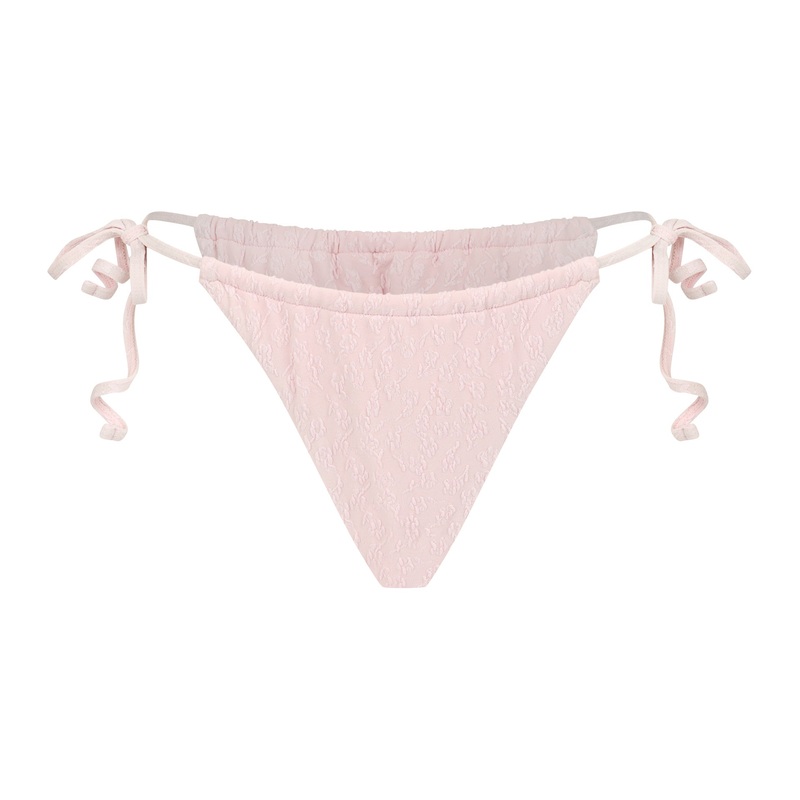 Nalo Bottom - Textured Floral / Blush Pink