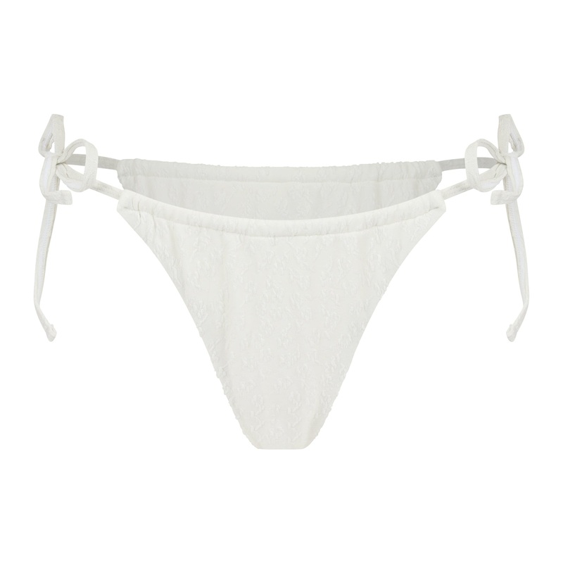 Nalo Bottom - Textured Floral / Cloud White