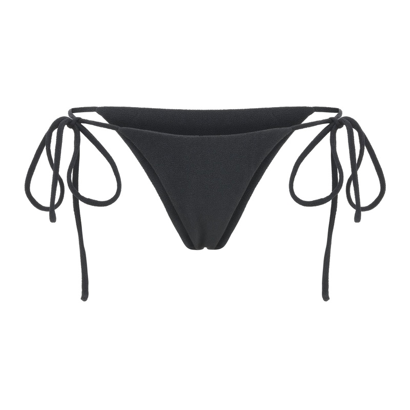 Tulum Tie Bottom - Black Terry