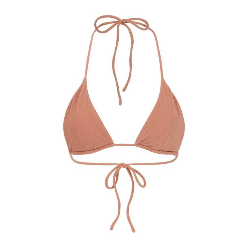 Tulum Tie Top - Blush Terry