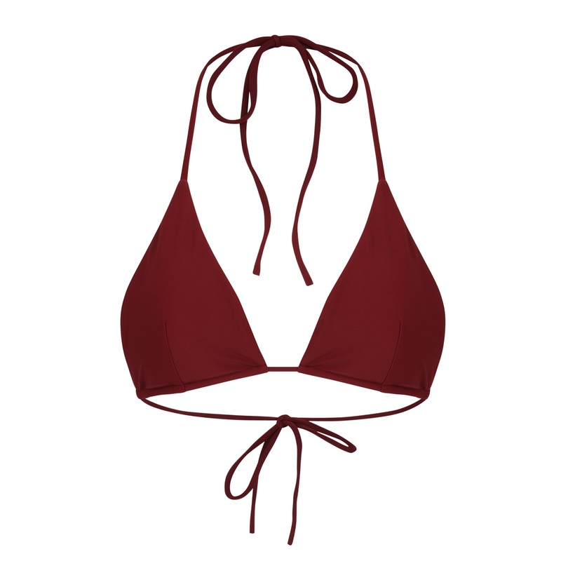 Tulum Tie Top - Cherry Wine