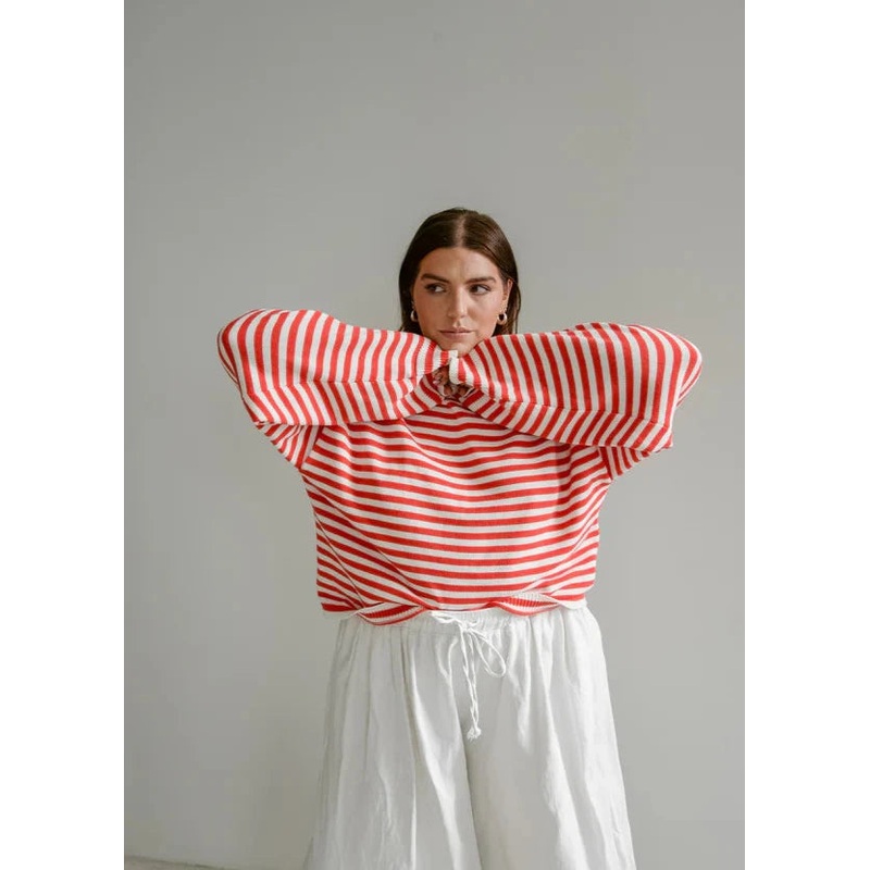 Striped Crewneck