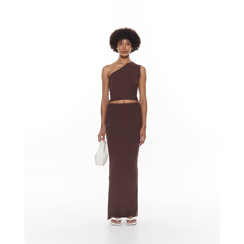Blair Maxi Skirt | Chocolate