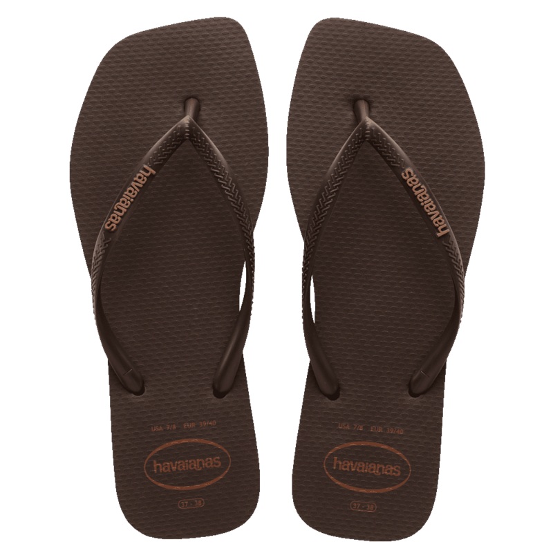 Havaianas - Slim Square Flip Flop Dark Brown