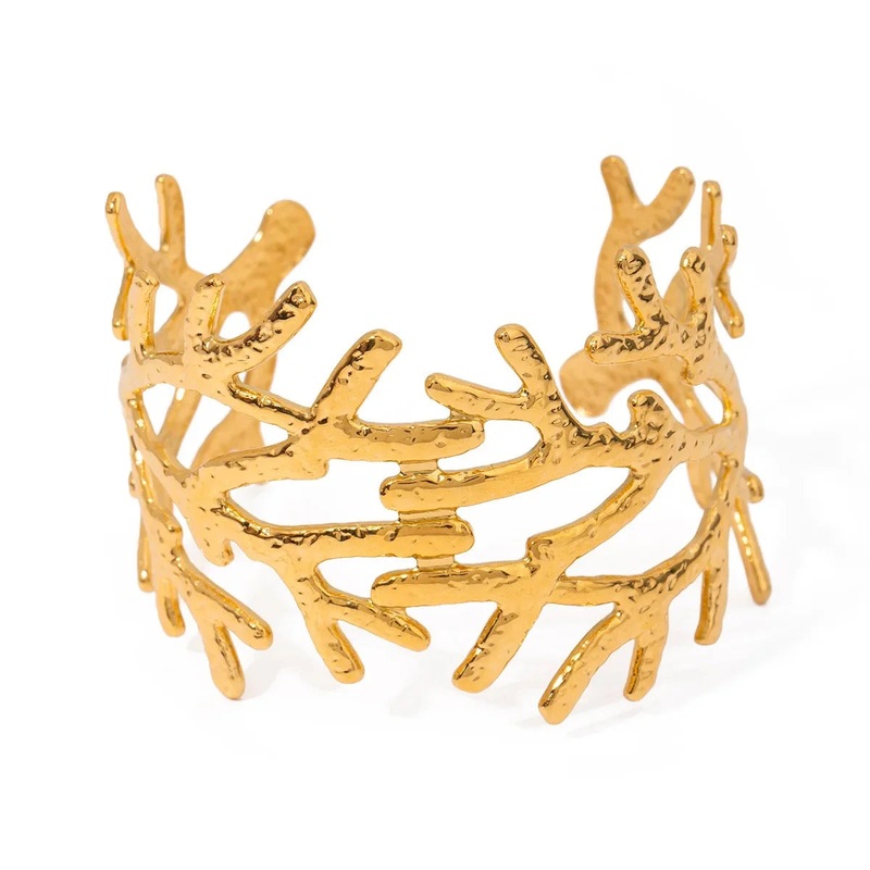 MAY-I | Aisha Coral Cuff Gold