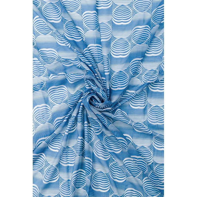 TISSU COEURS BLEUS