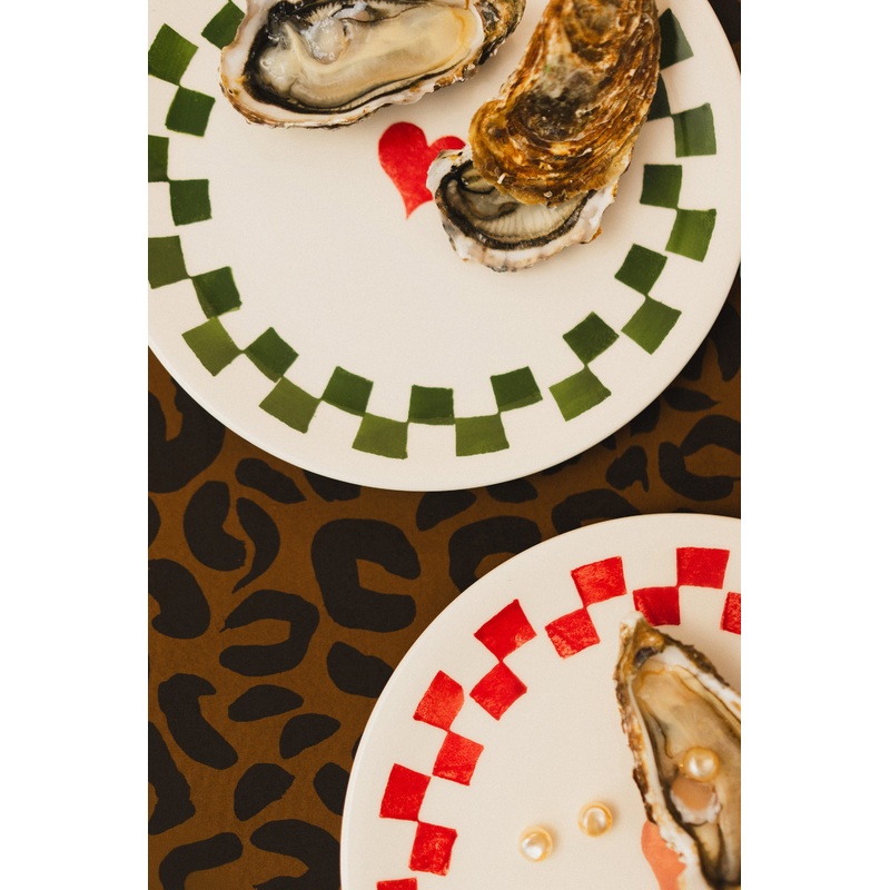 LOT DE 2 ASSIETTES ELIZA CHESS