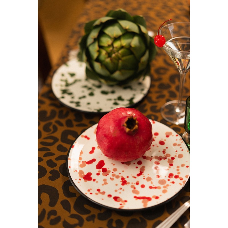 LOT DE 2 ASSIETTES ELIZA DOTS