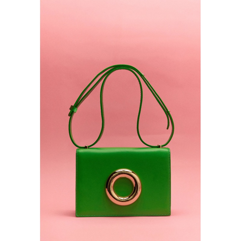 SAC JOHN CUIR SUPER GREEN