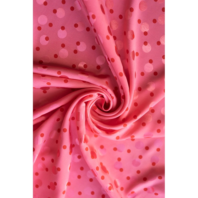 TISSU POLKA PINK