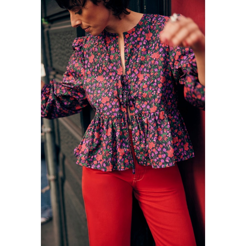 TOP SELMA FLEURS IKAT
