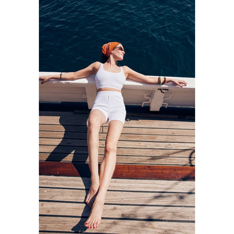 CYCLISTE NAMI BLANC