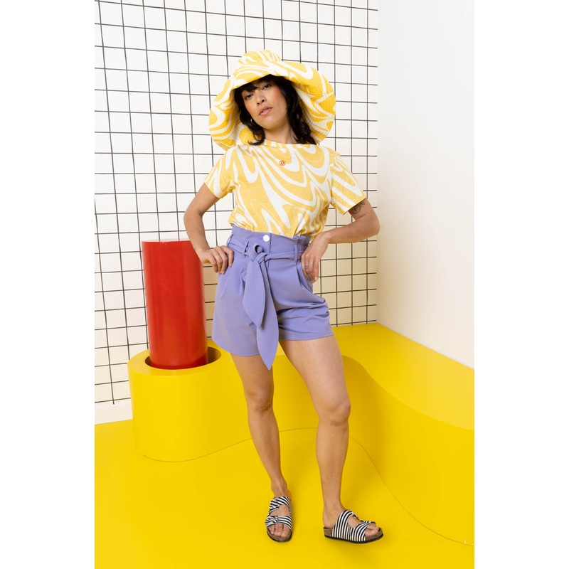 SHORT VICTOR LILAS