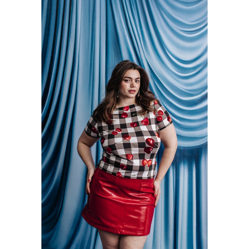 T-SHIRT VITA CHERRY VICHY