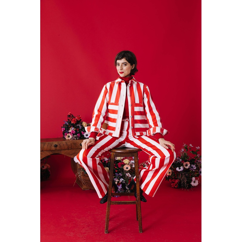 VESTE OTIS RED STRIPE