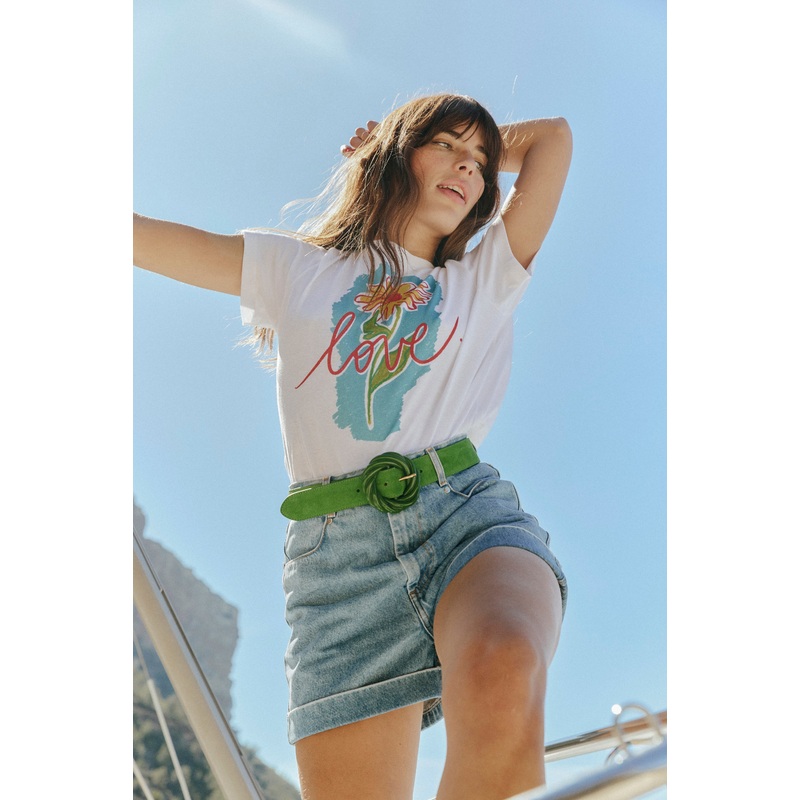 SHORT CARLOTTA LIGHT BLUE