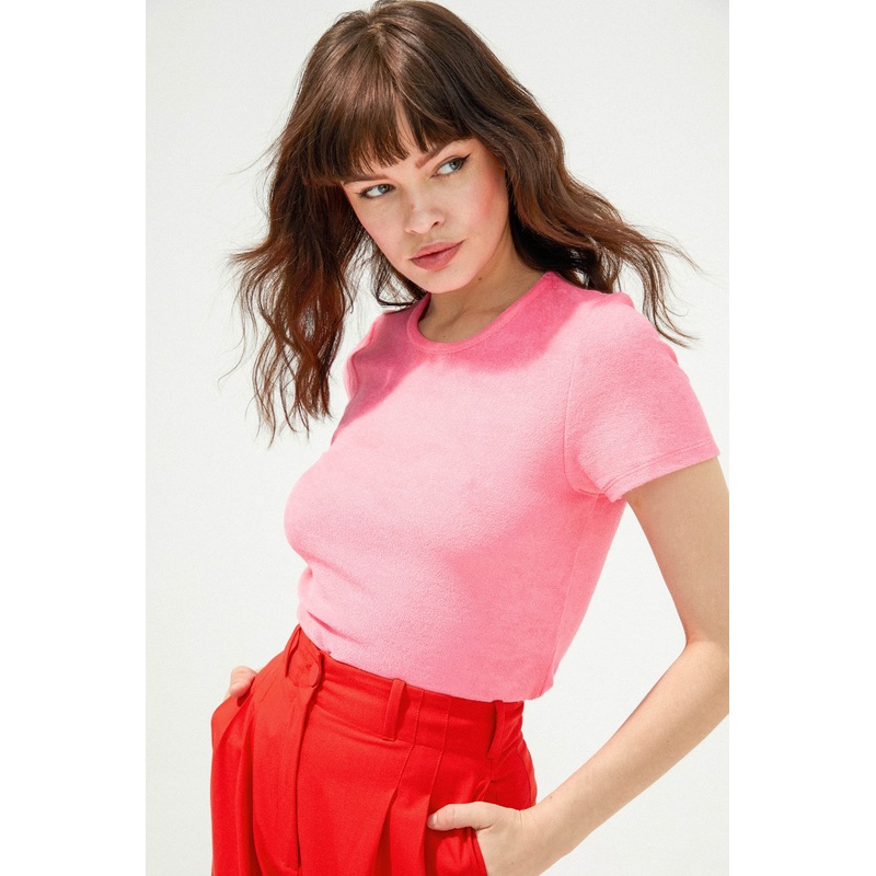 T-SHIRT REGIS EPONGE PINK