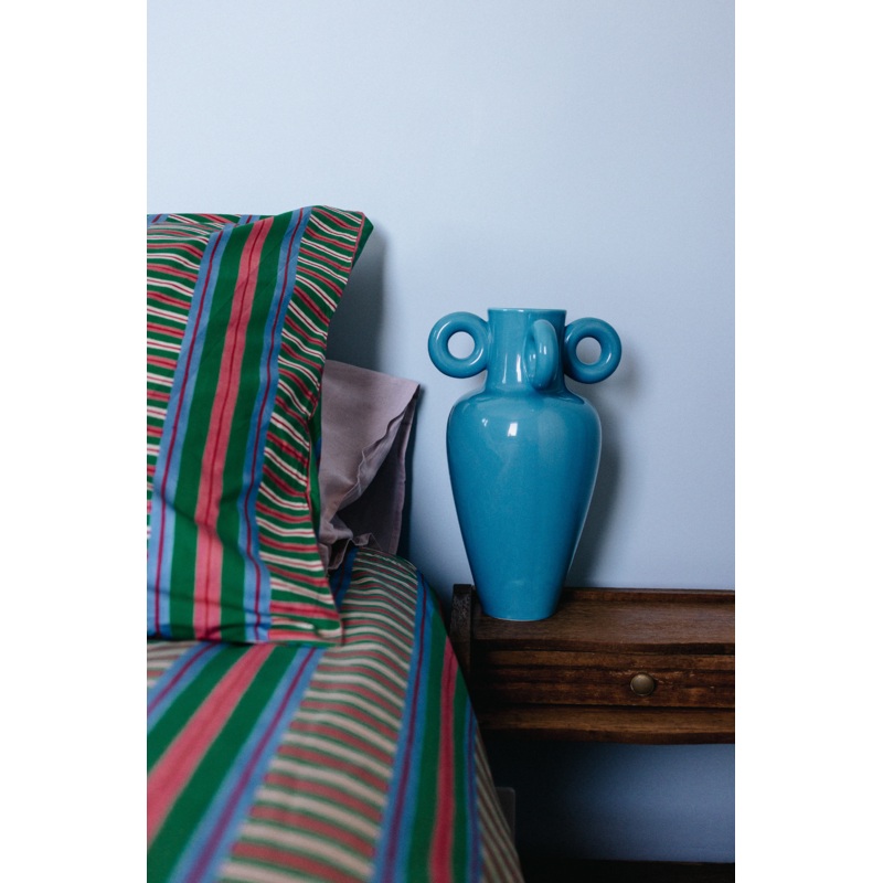 VASE HARRISON BLEU