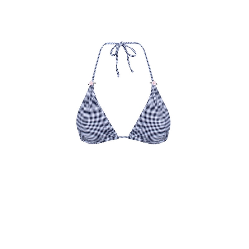 Palawan top - Black Vichy