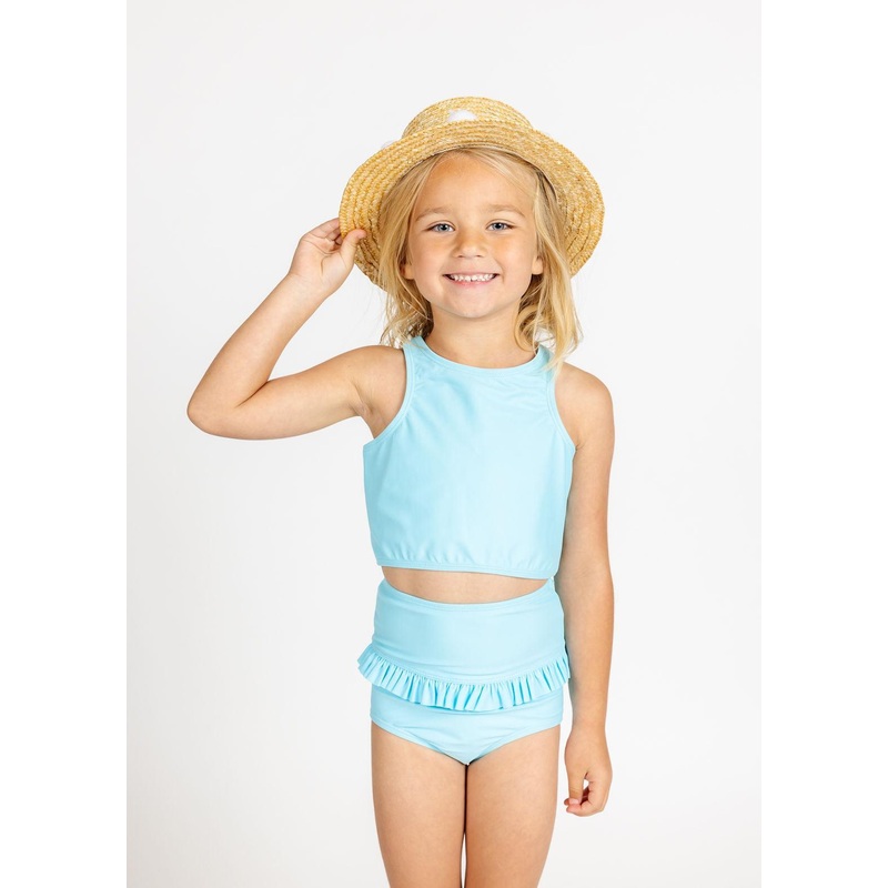 Arctic Blue | Mini Racer Back Top