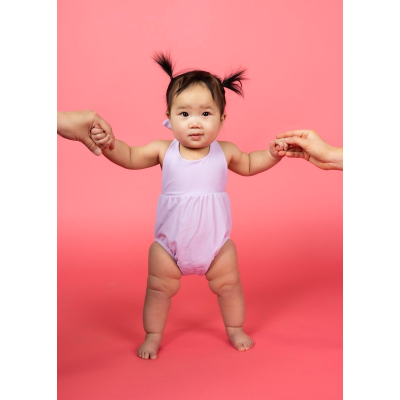 Bright Lilac | Baby Romper One-Piece