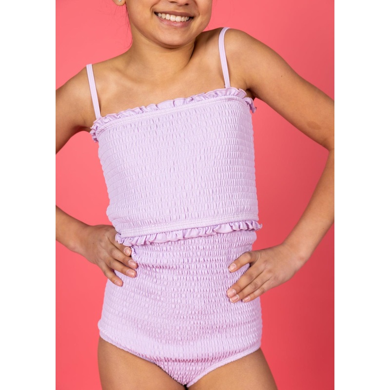 Bright Lilac | Mini Smocked Bottoms