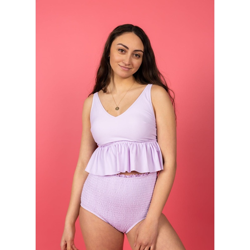 Bright Lilac | V-Neck Top