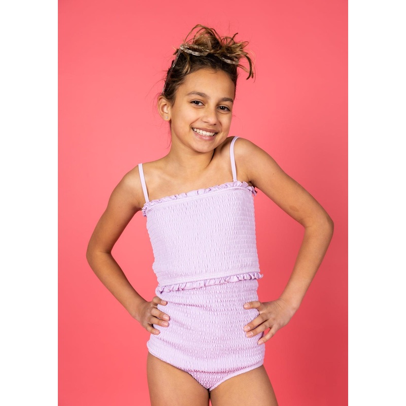 Bright Lilac | Youth Smocked Bottoms