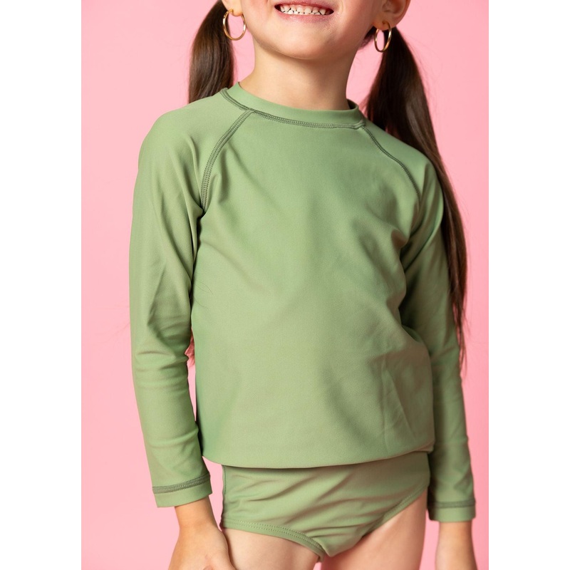 Meadow Green | Mini Rashguard Top (Unisex)