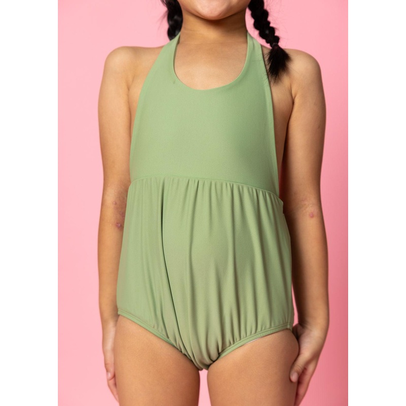 Meadow Green | Mini Romper One-Piece