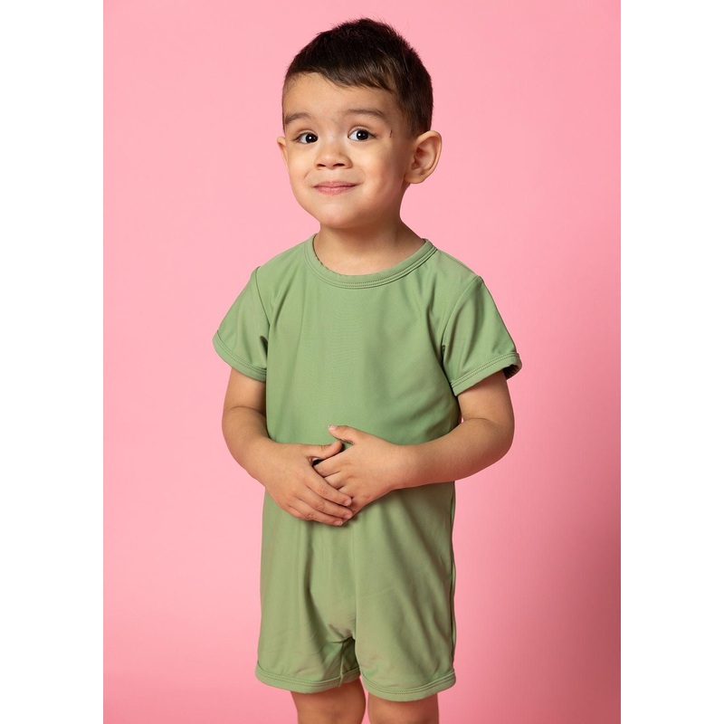Meadow Green | Mini Shorties Rashguard (Unisex)