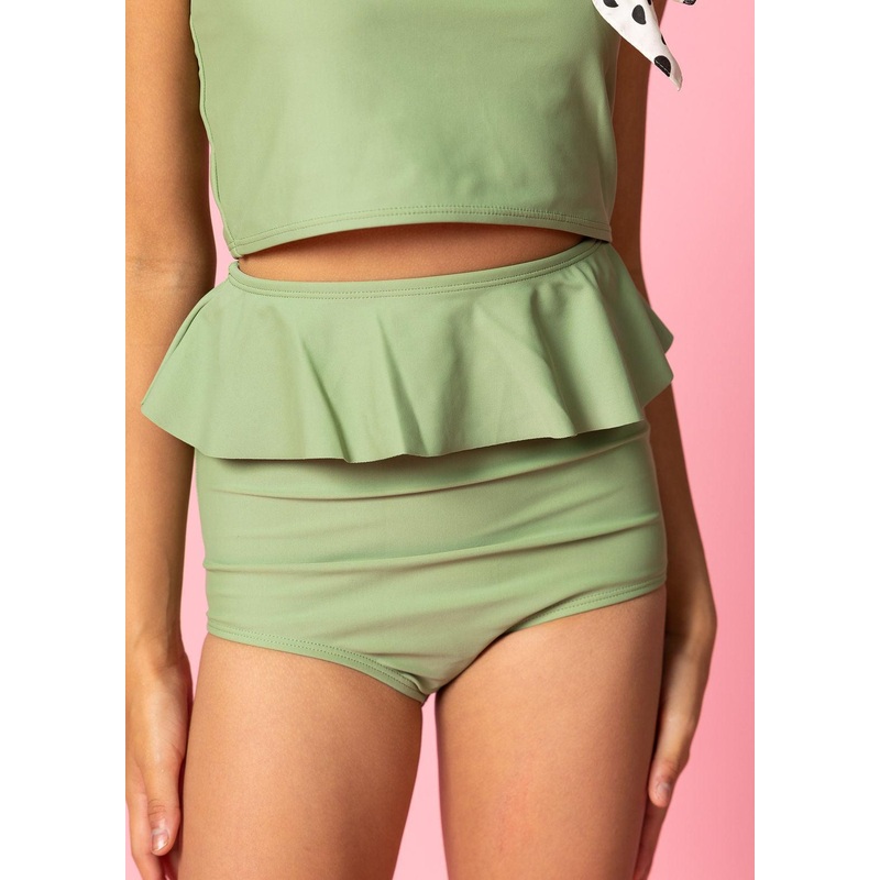 Meadow Green | Youth Peplum Bottoms