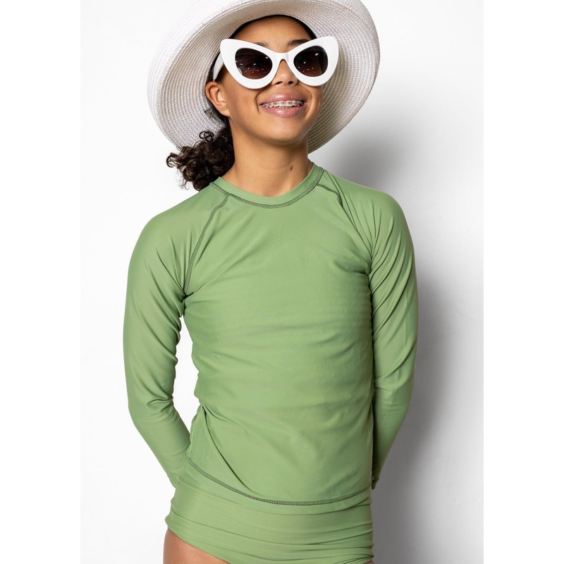 Meadow Green | Youth Rashguard Top (Unisex)