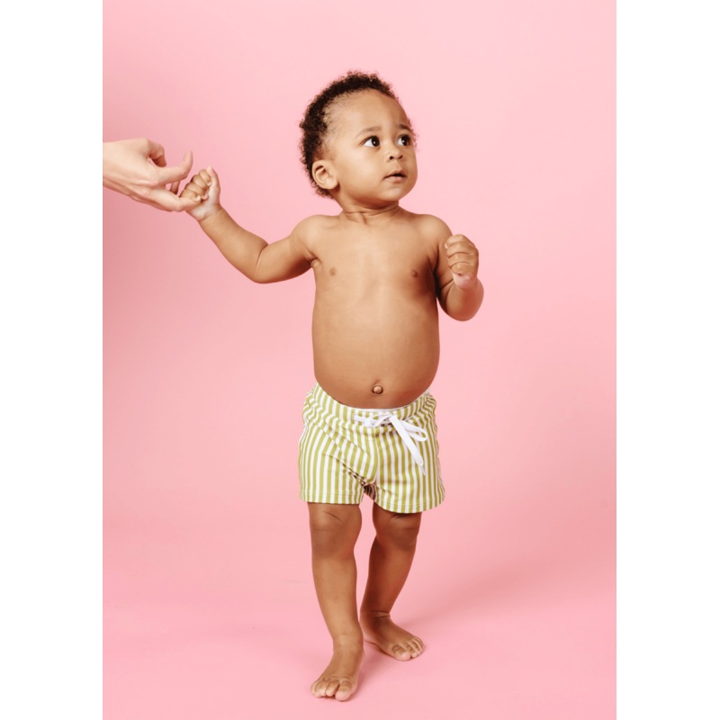 Pear Stripes | Baby Euro Shorts