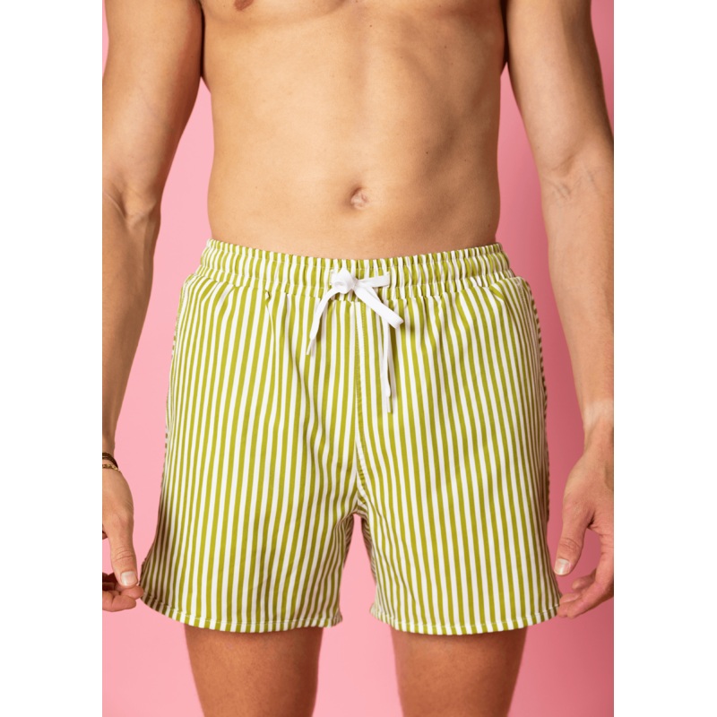 Pear Stripes | Men's Retro Shorties