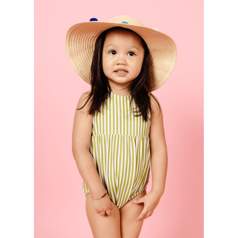 Pear Stripes | Mini Romper One-Piece