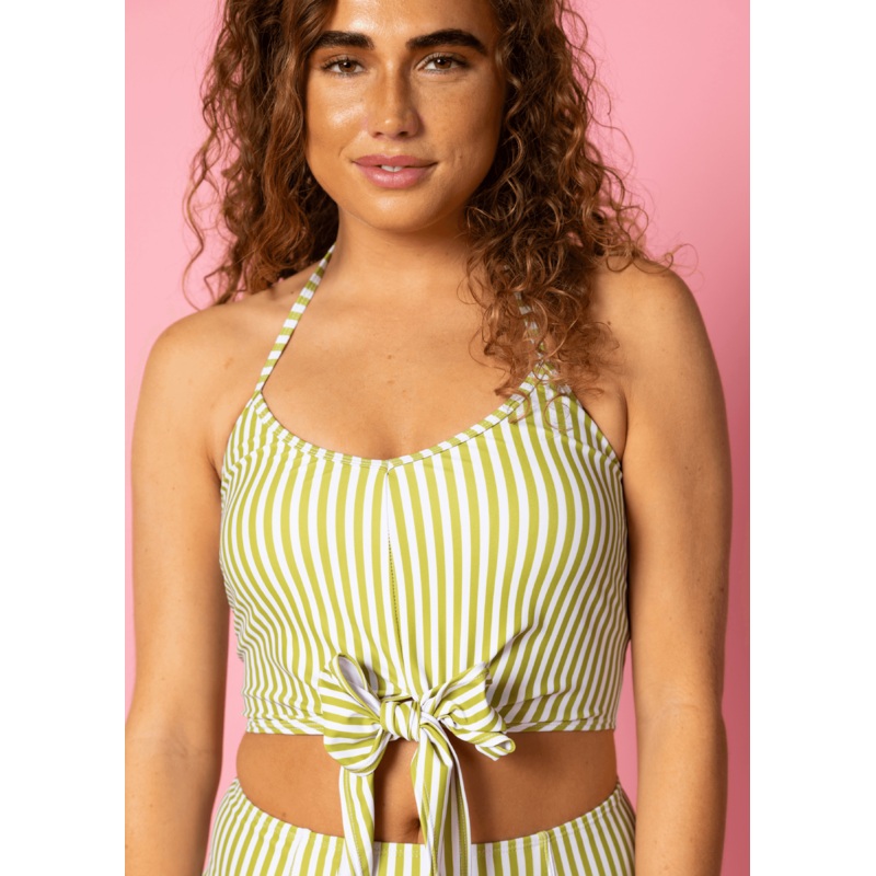 Pear Stripes | Tied-Up Top