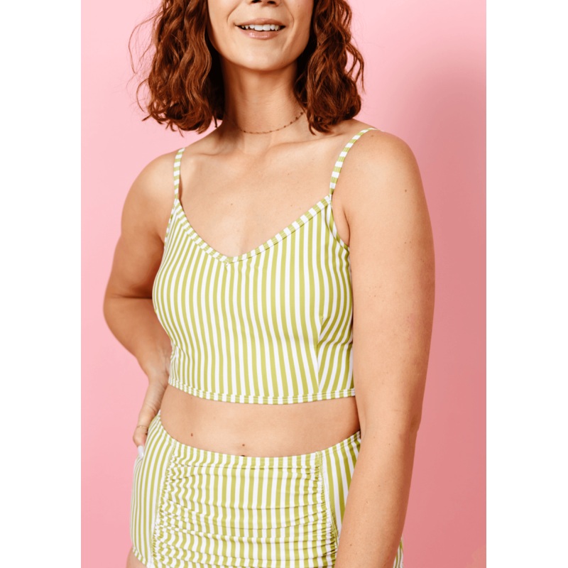 Pear Stripes | V'D Crop Top